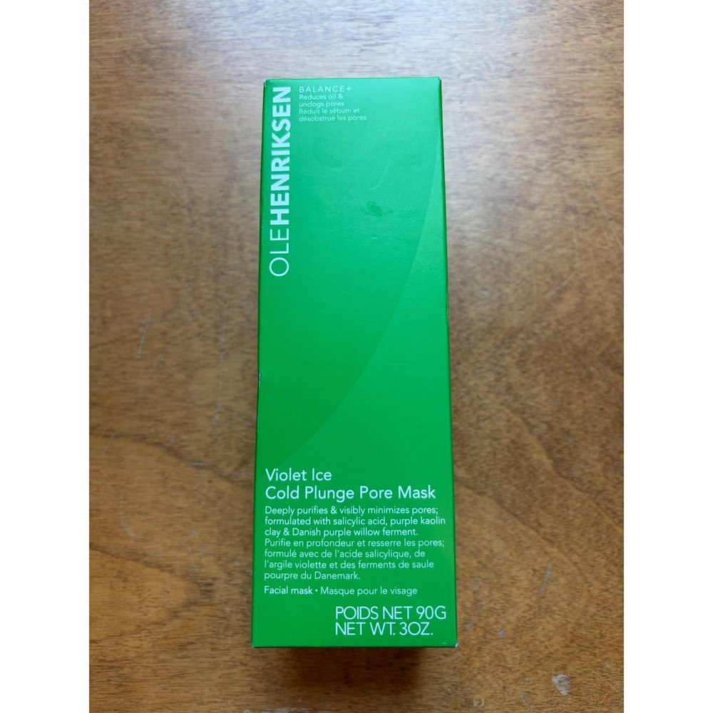 Olehenriksen Violet Ice Cold Plunge Pore Mask 3oz 90g Salicylic Acid BHA New Box